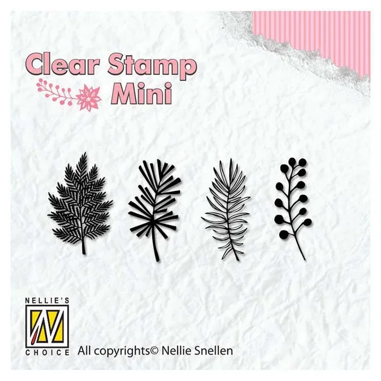 Nellie's Choice Clear Stempel Kerstmis takken