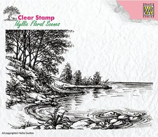 Clear stamp Nellie choice water edges