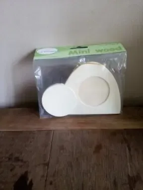Houten fotokadertje slak