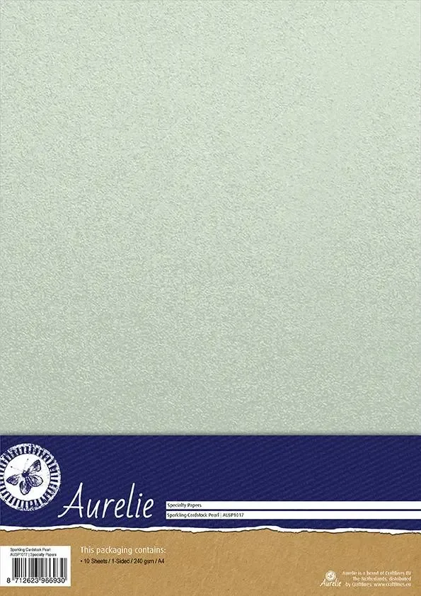 Aurelie Parelkleurig Cardstock A4