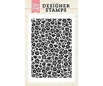 Clear stamp Echo park Mini flowers background