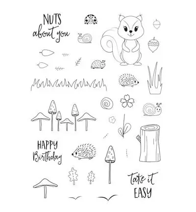 Clearstamp cut-ties Forest Fellows Autumn