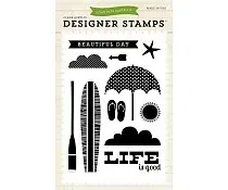 Clear stamp Echo park Walking on sunshine Beach day