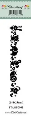 Clear stamp banner liefde