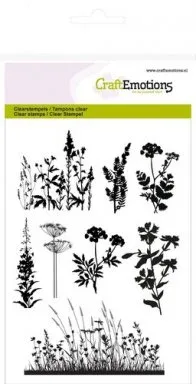 CraftEmotions Clear stamp kruiden takken