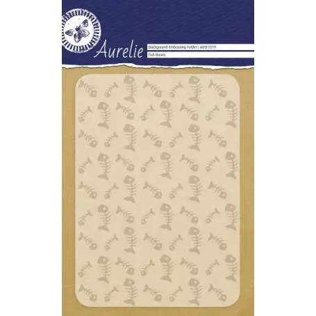 Aurelie embossingfolder FishBones - visgraten
