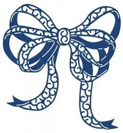 Tattered Lace Scruffy Bow