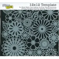TCR Template Flower Frency - Bloemen en blaadjes