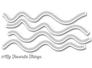 My Favourite Things Die Stiched Whimsival Waves