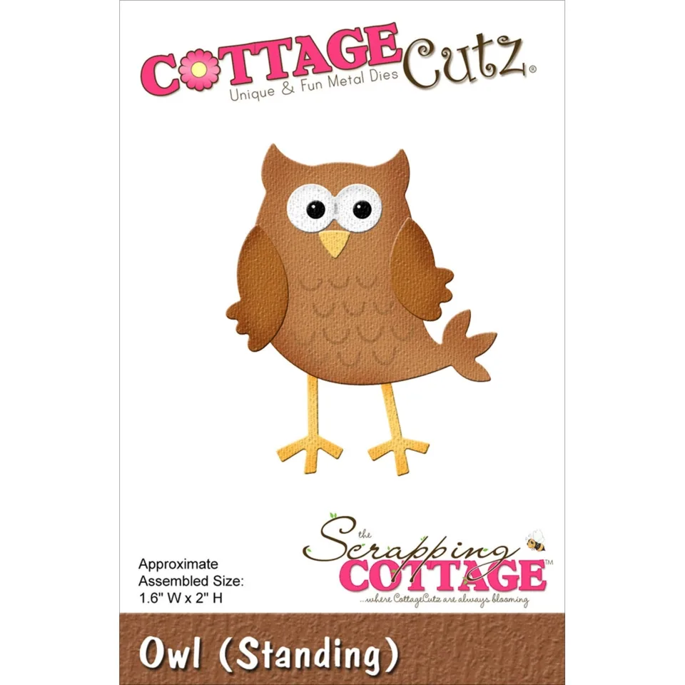 Scrapping CottageCutz Uil (staand)
