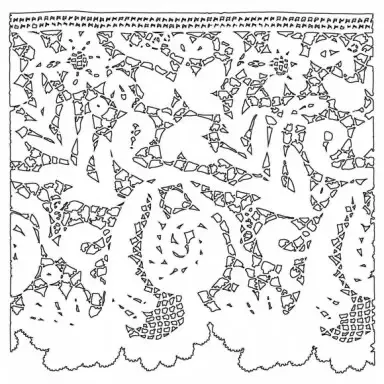 Template stans sjabloon Lace - kant