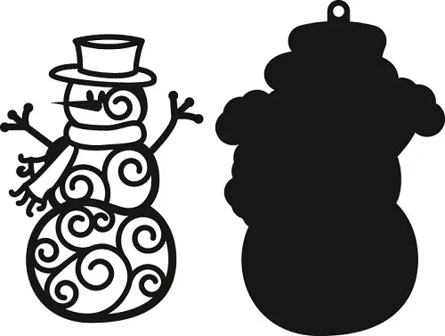 Marianne Design Craftables Die Filigree Snowman