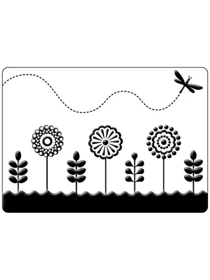 Crafts Too Embossing folder Spring Garden