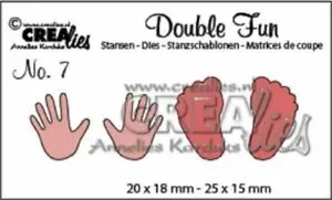 Crealies Double Fun Handen en voeten