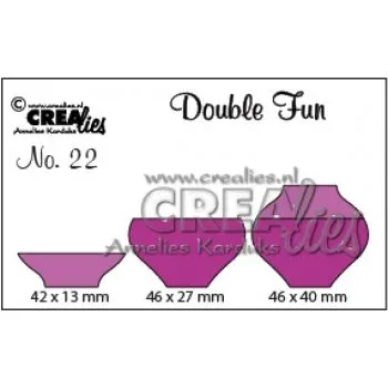 Crealies Double Fun Vaas 1
