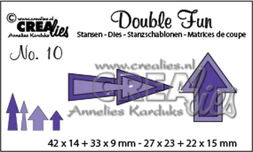 Crealies double fun Pijlen