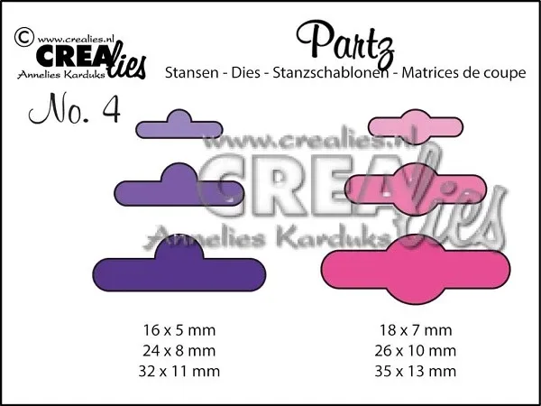 Crealies Partz Ophanggaatjes