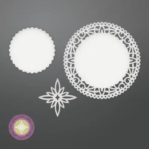 Couture Creations North Star doily star