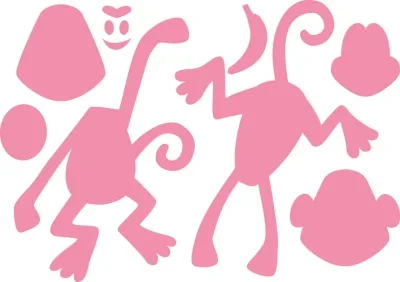 Marianne Design Collectables Eline's aapjes