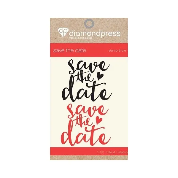 Diamond Press Ministamp & Die Save the date