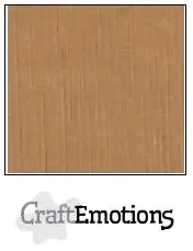 CraftEmotions - linnenkarton mokka A4 10 st.