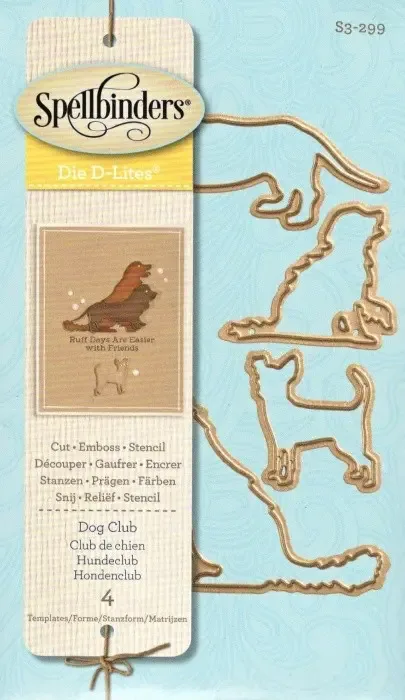 Spellbinders D-Lites Dogs Club