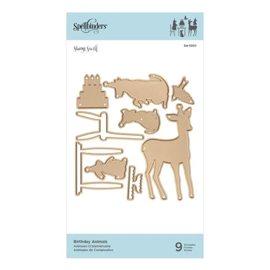 Spellbinders Shapeabilities Verjaardagsdieren