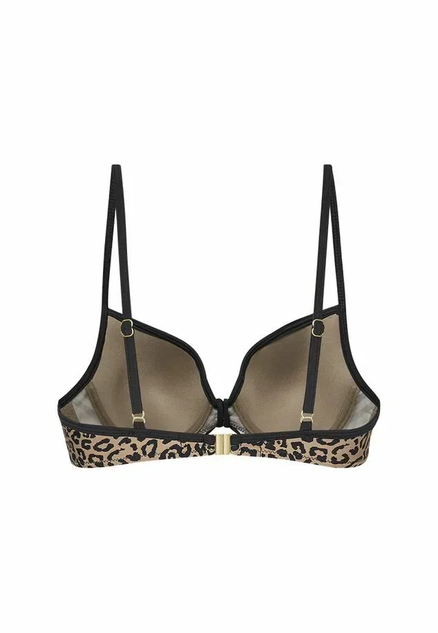Sapph Leopard voorgevormde beugelbikini in dierenprint