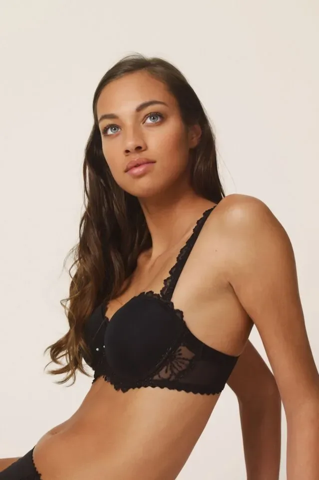 Marie Jo Jane strapless bh in zwart