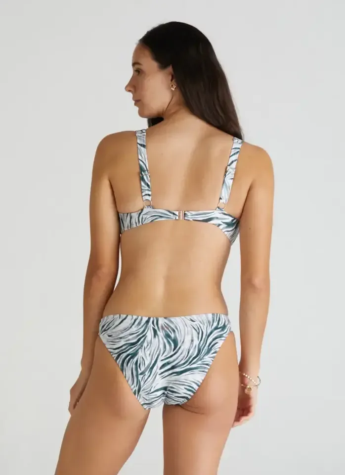Heaven Steph & Charlotte voorgevormde bikini in kakigroen