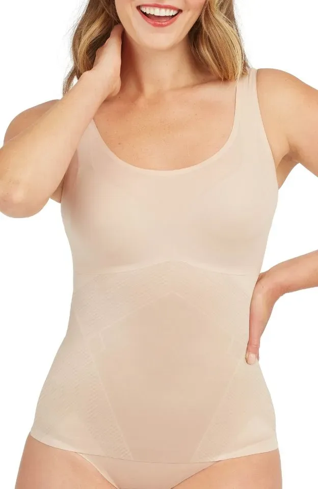 Spanx Thinstinct corrigerende top in huidskleur