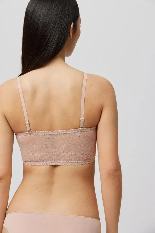 Ysabel Mora Special You strapless bh-top in huidskleur