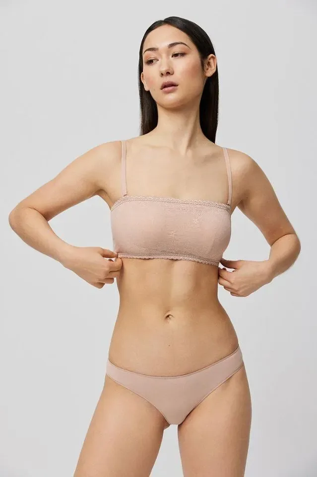 Ysabel Mora Special You strapless bh-top in huidskleur