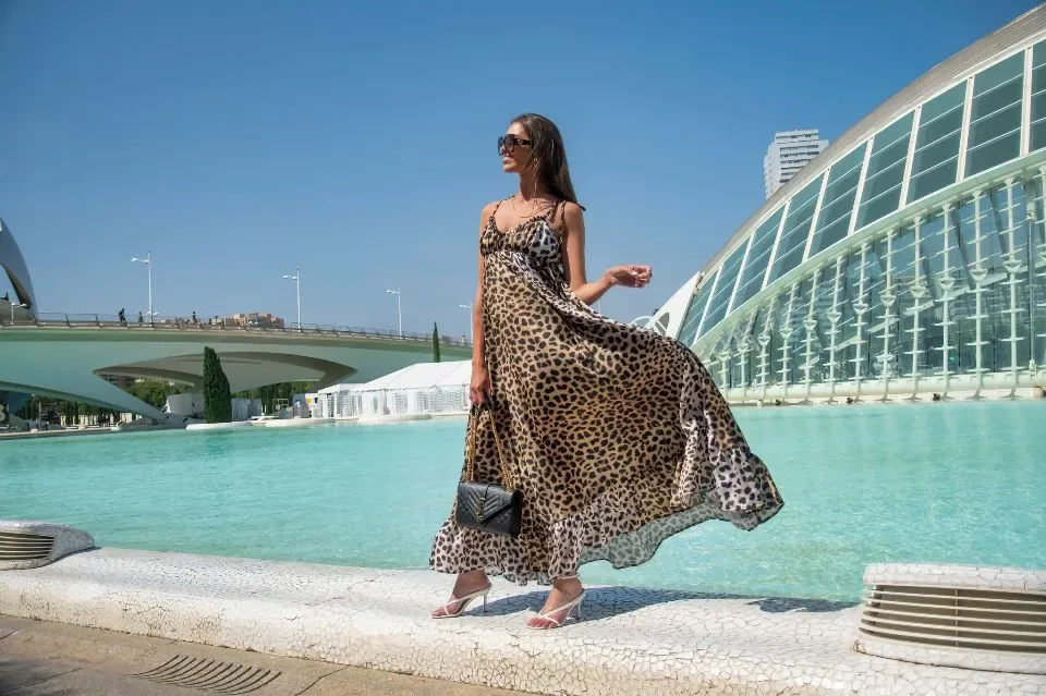 Ocean Couture Bailey jurk in dierenprint