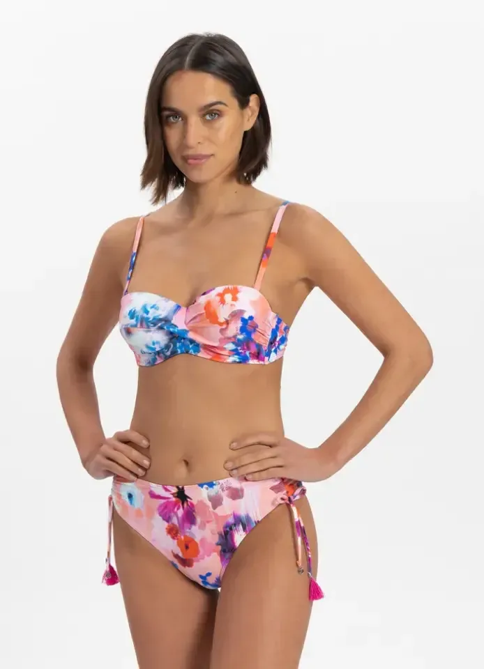 Cyell Femme Floral strapless bikini in bloemenprint
