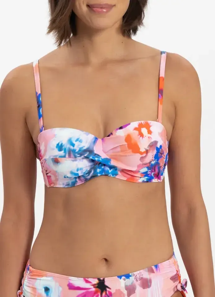 Cyell Femme Floral strapless bikini in bloemenprint