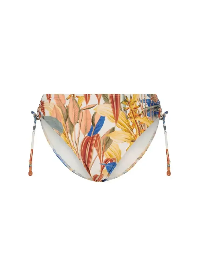 Cyell TropCatch strapless bikini in multicolore print
