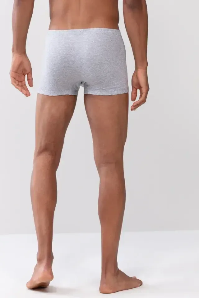 Mey Casual Coton herenshort in grijs melange