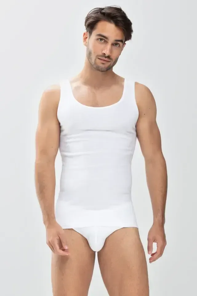 Mey Casual Cotton herenonderhemdje in wit