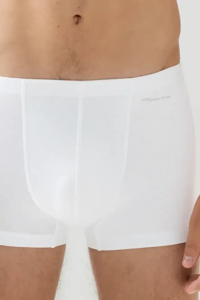 Mey Casual Cotton herenshort in wit