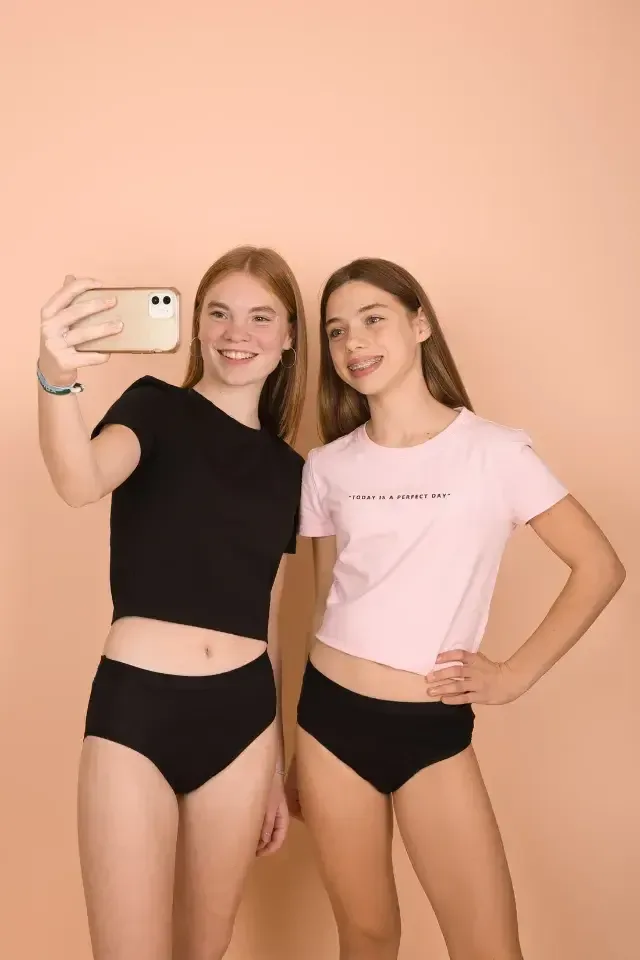 Moi et Marie Marie menstruatieslip in zwart