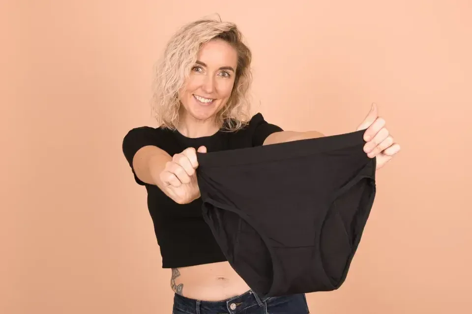 Moi et Marie Marie menstruatieslip in zwart