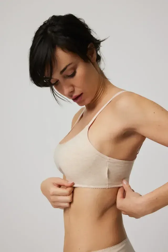 Ysabel Mora Organic Collection topje in beige