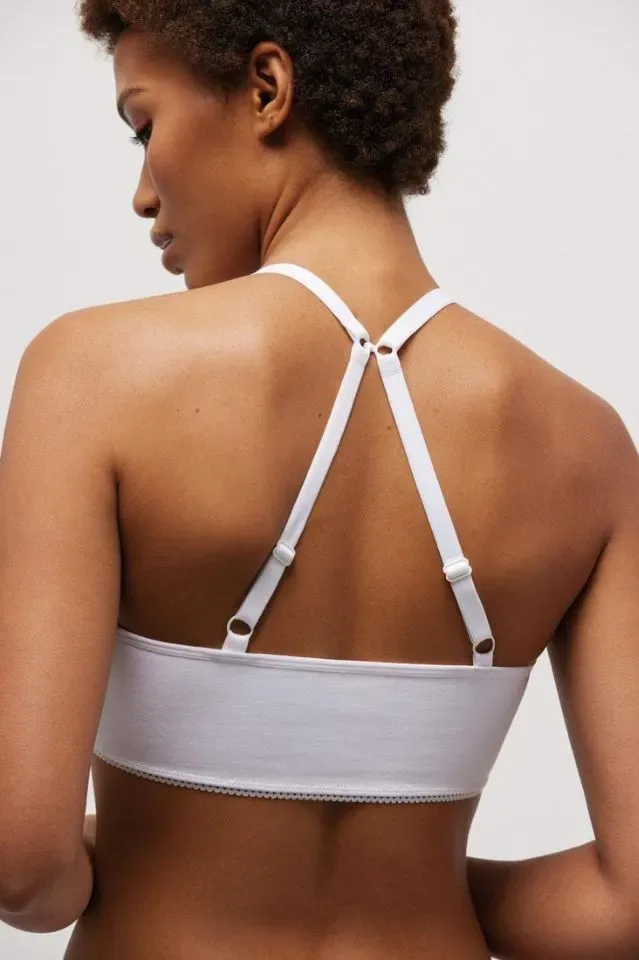 Ysabel Mora Organic Collection katoenen topje in wit