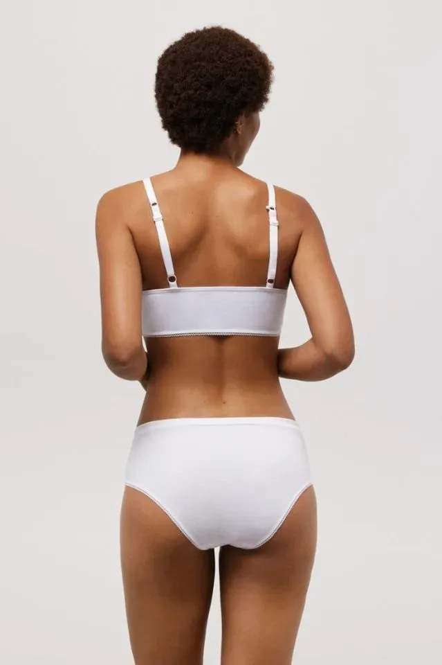 Ysabel Mora Organic Collection katoenen topje in wit