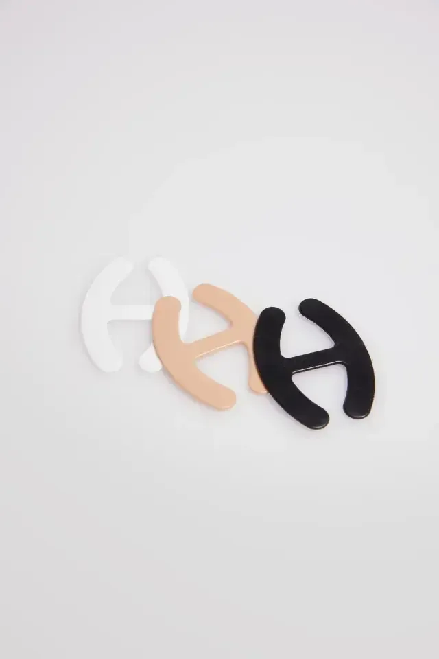Ysabel Mora Hook Straps in wit, huidskleur en in zwart