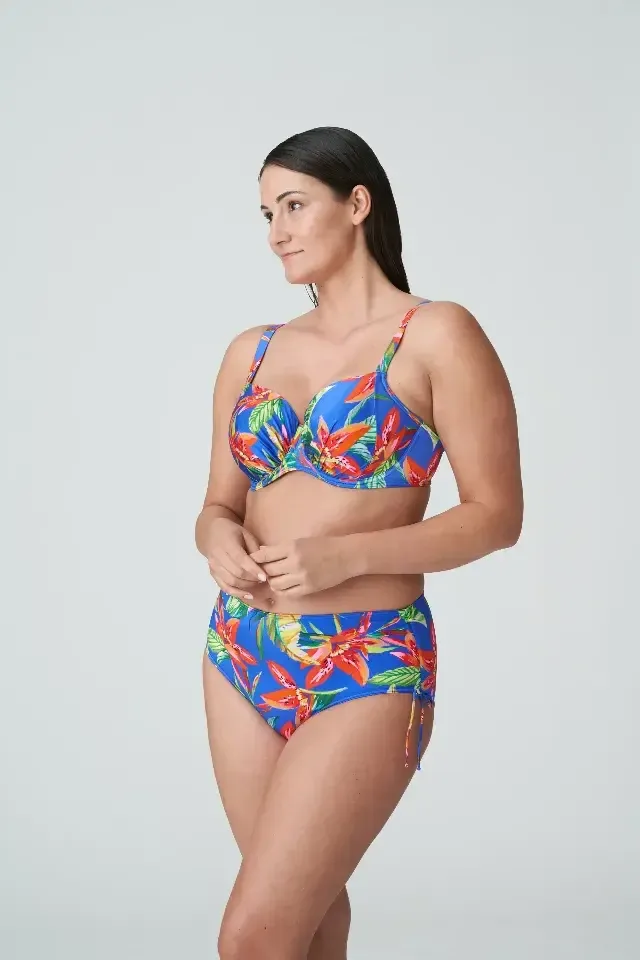 Prima Donna Swim Latakia voorgevormde bikini in blauw met bloemenprint