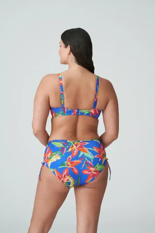 Prima Donna Swim Latakia voorgevormde bikini in blauw met bloemenprint