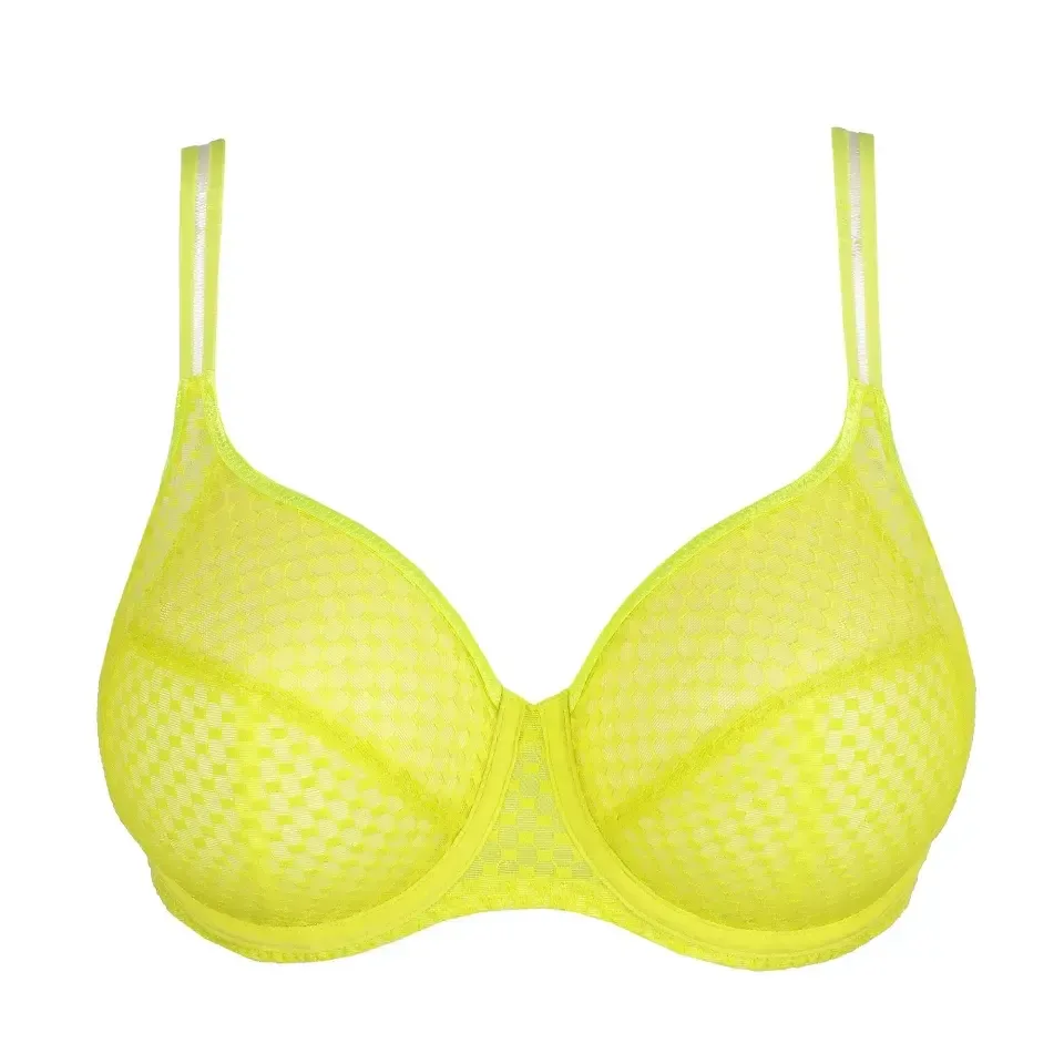 Prima Donna Twist Glass Beach beugel bh in fluogeel