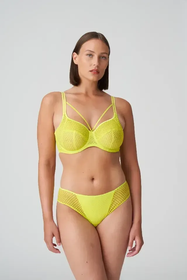 Prima Donna Twist Glass Beach beugel bh in fluogeel